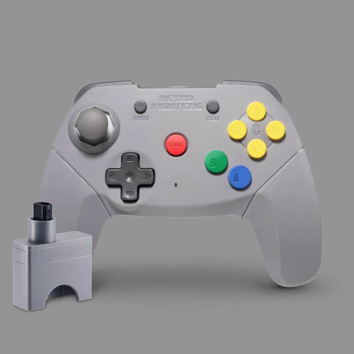 Brawler64 Wireless N64 Controller - Grey
