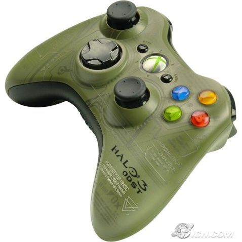 Official XBOX 360 Wireless Controller - Halo 3 ODST Edition