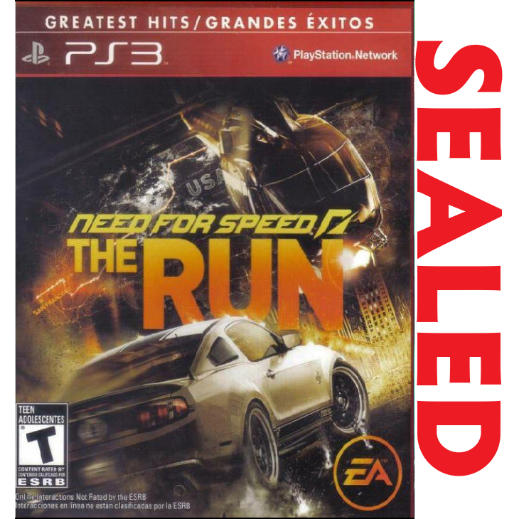 PS3 - Need for Speed The Run (Sealed / Greatest Hits)