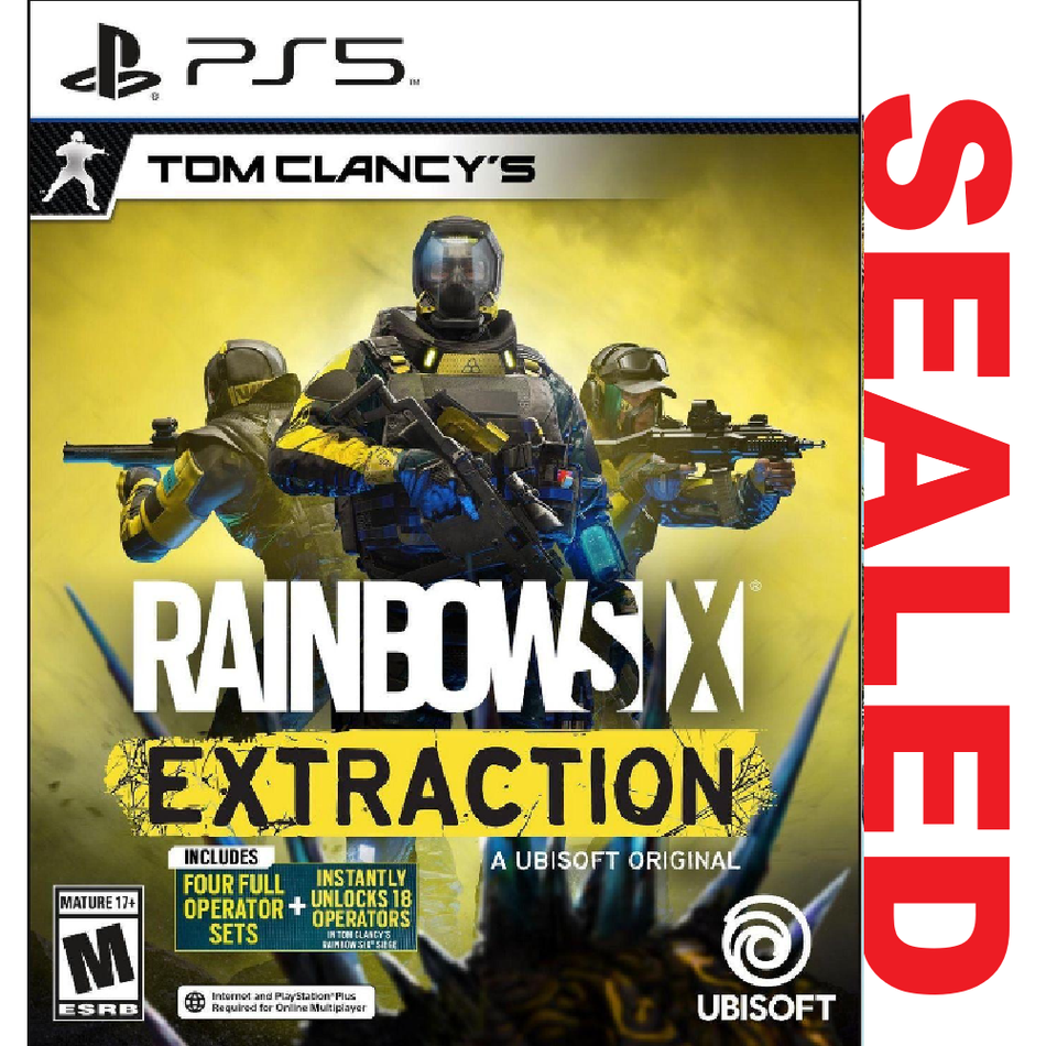 PS5 - Tom Clancy's Rainbow Six Extraction (Sealed)