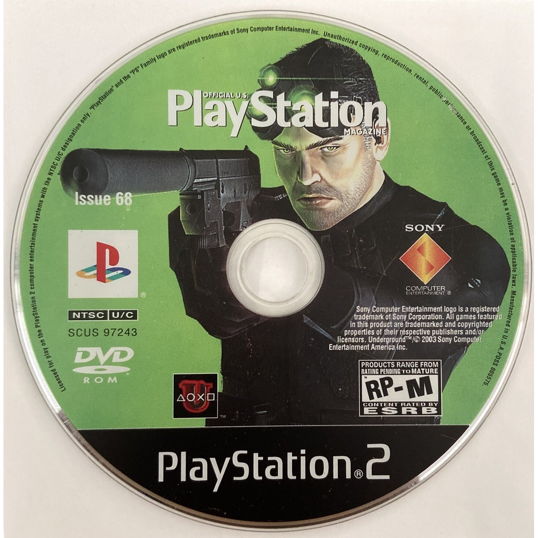 PS2 - Official PlayStation Magazine Issue 68 Disc Only