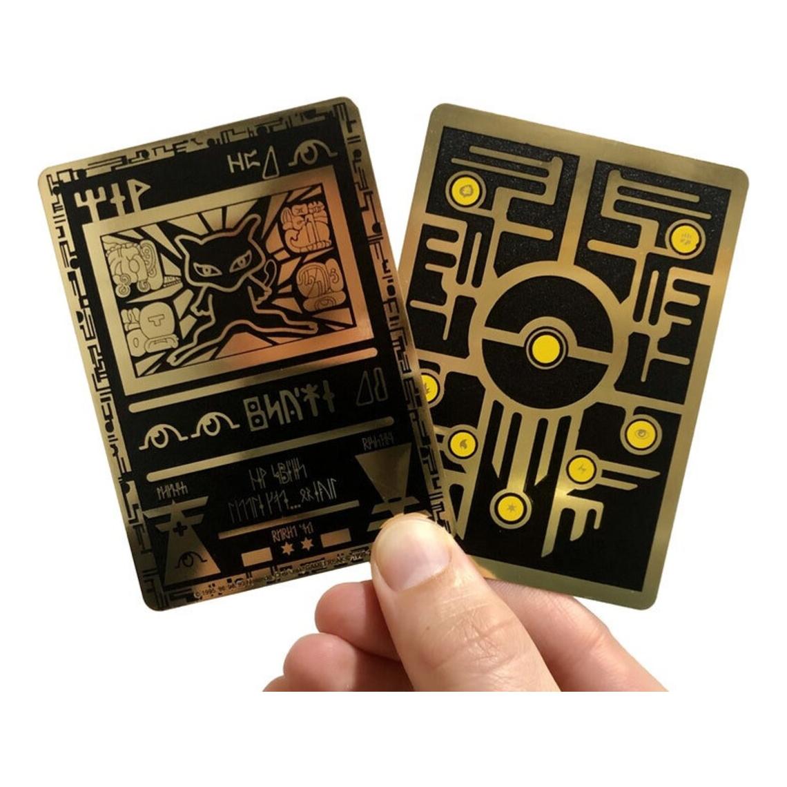 Ancient Mew Custom Metal Pokemon Card