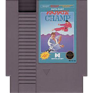 NES - Karate Champ (Cartridge Only / Rough Label)