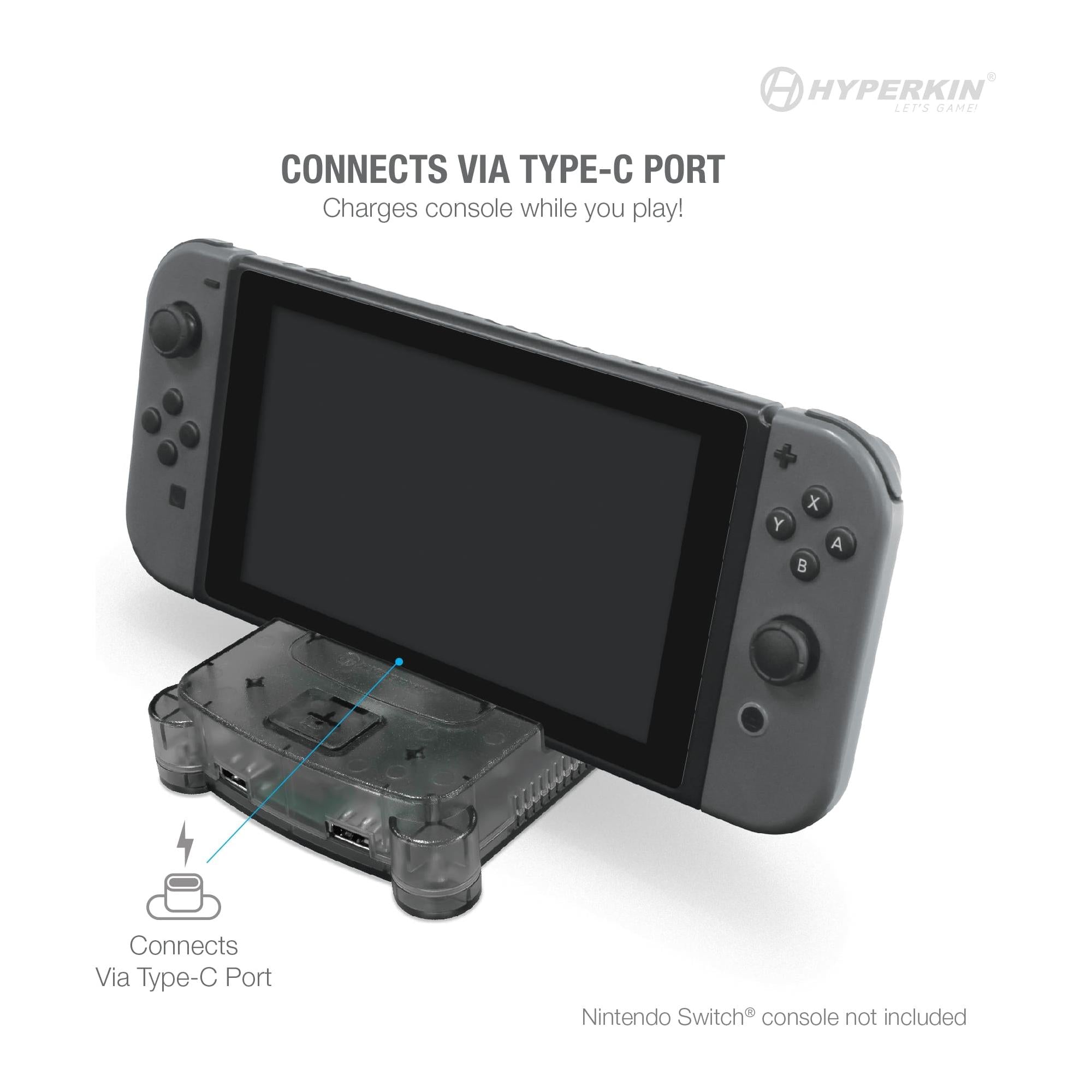 RetroN S64 Console Dock for Nintendo Switch (Smoke Grey)