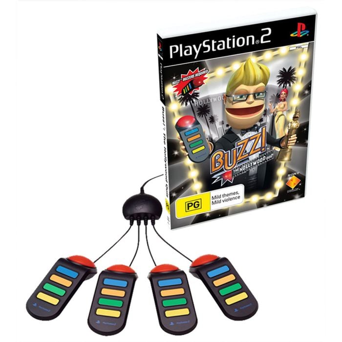 PS2 - Buzz The Hollywood Quiz (Buzzers Required)