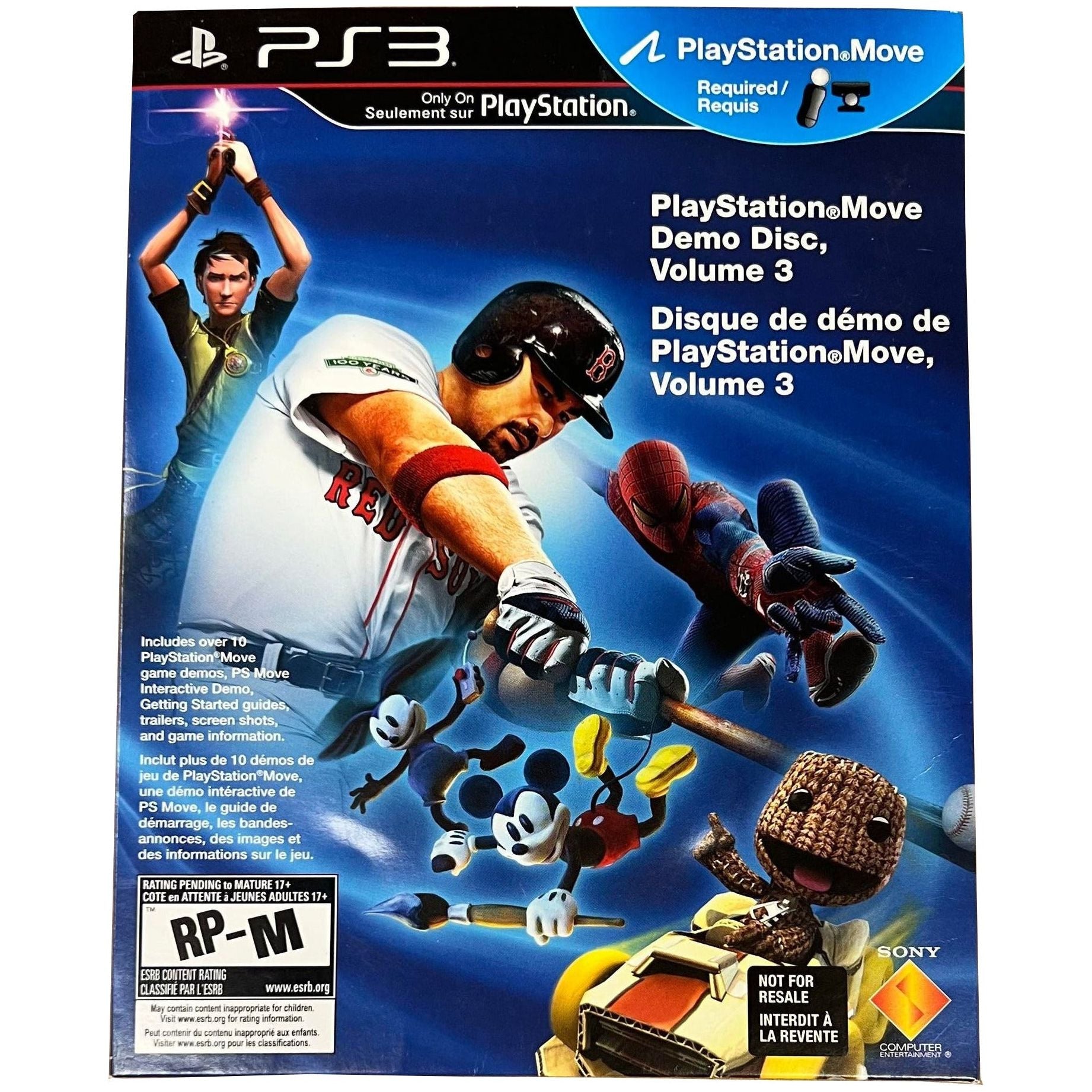 PS3 - PlayStation Move Game Demo Disc Volume 3