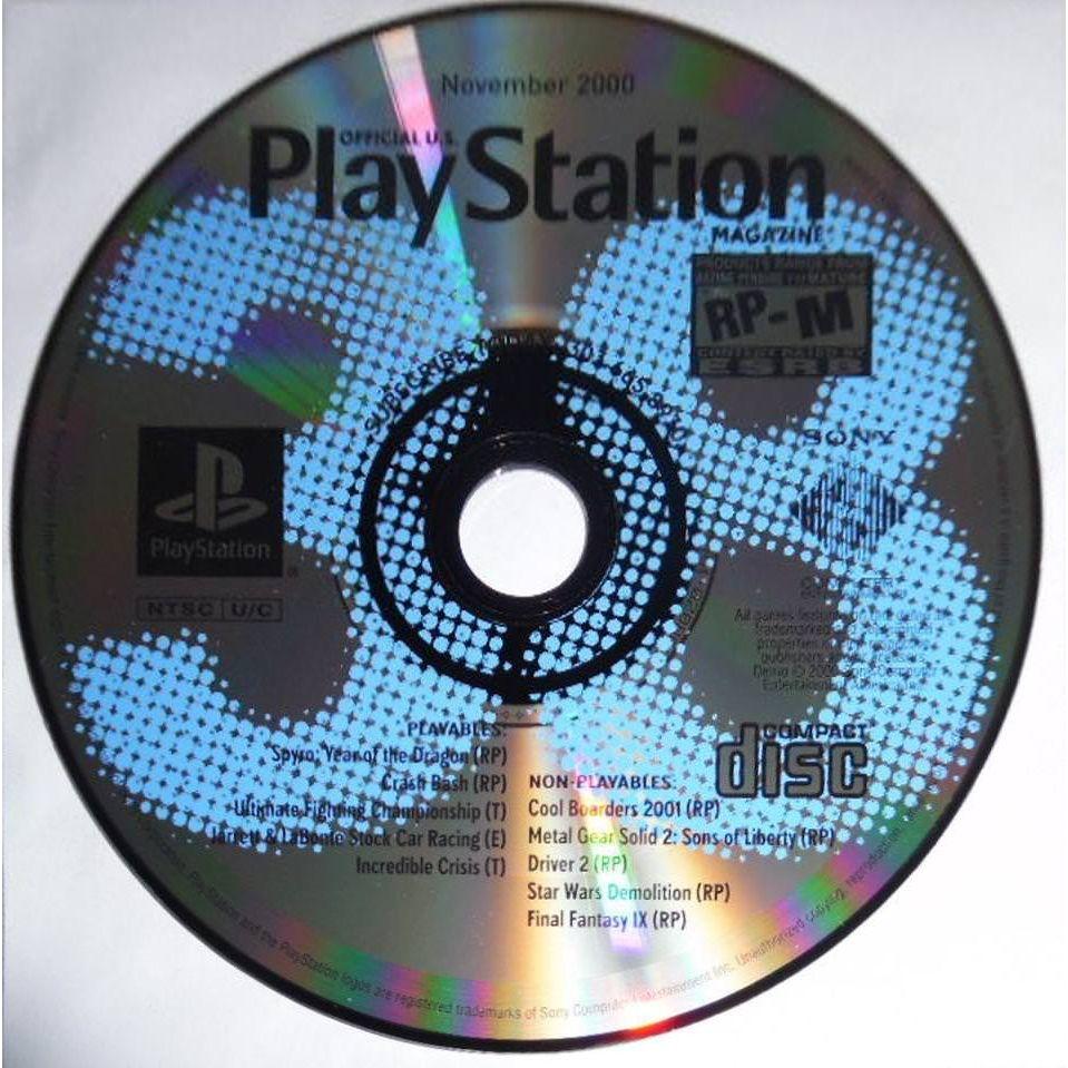 PS1 - Official PlayStation Magazine Demo Disc 38