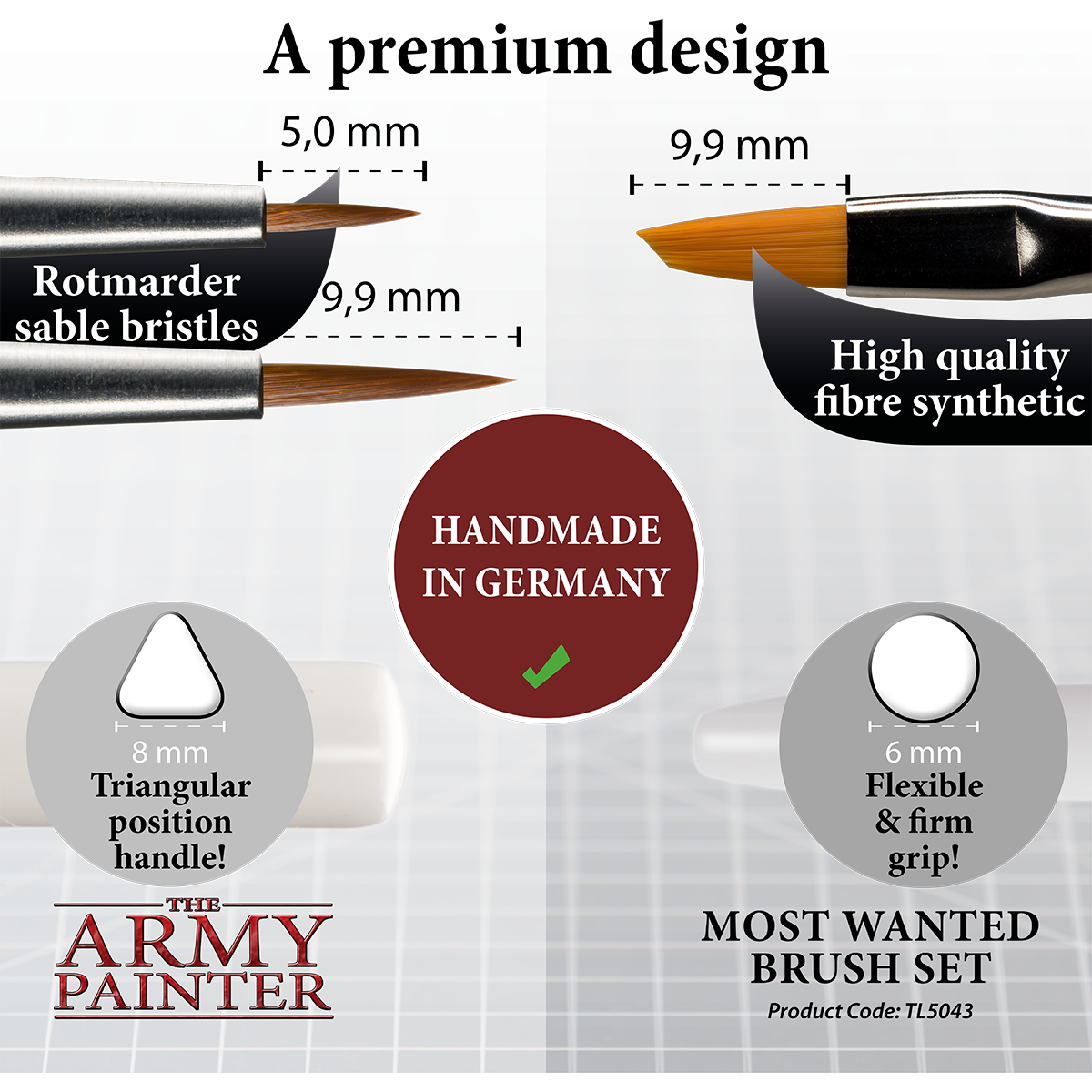The Army Painter - Most Wanted Brush Set