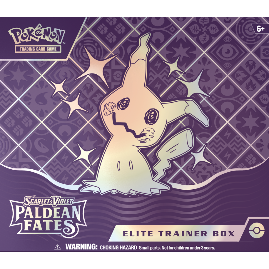 Pokémon - Boîte d'entraînement d'élite Destinées Paldéennes Écarlate et Violet