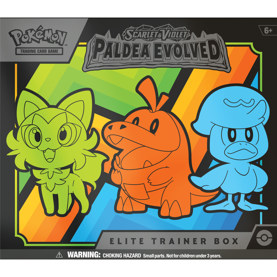 Pokémon - Boîte d'entraînement d'élite évoluée Paldea écarlate et violette