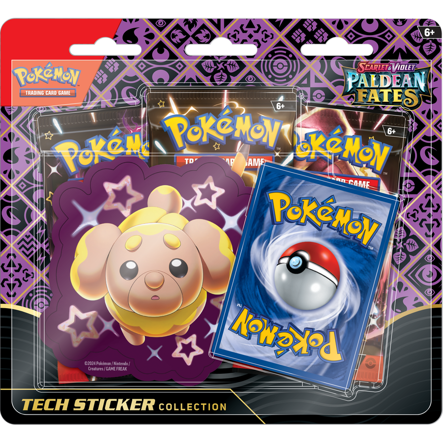 Pokemon - Scarlet & Violet Paldean Fates Tech Sticker Collection - Fidough