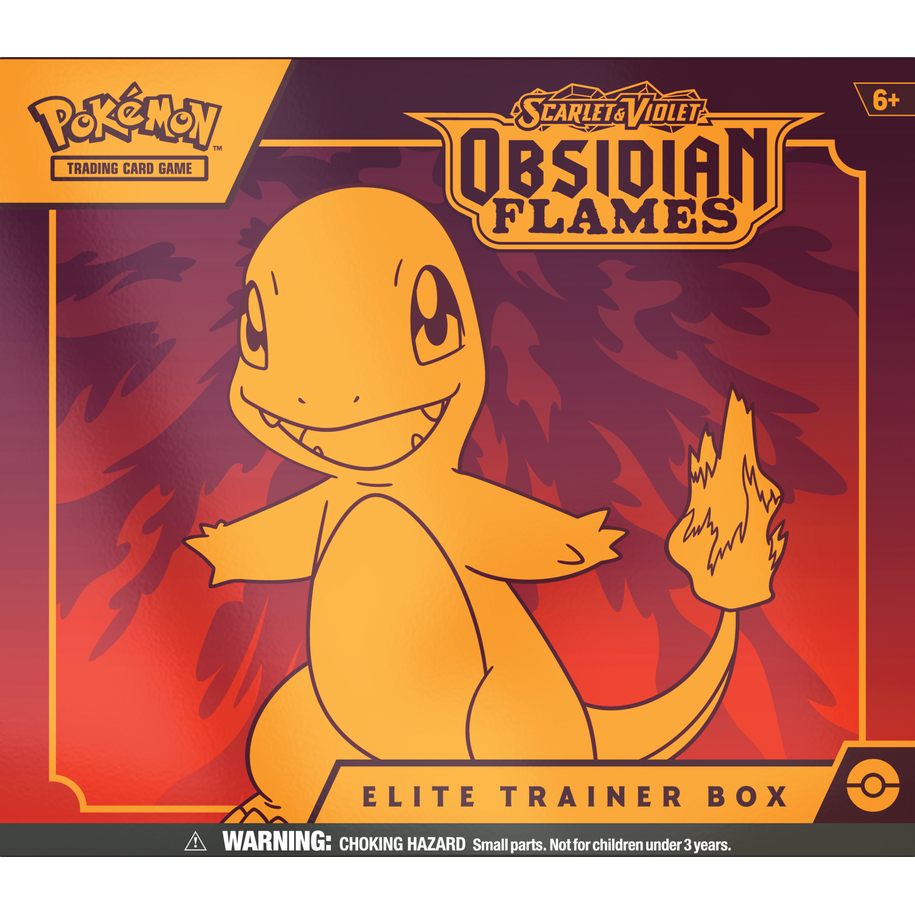 Pokémon - Boîte d'entraînement d'élite Flammes d'obsidienne écarlate et violette