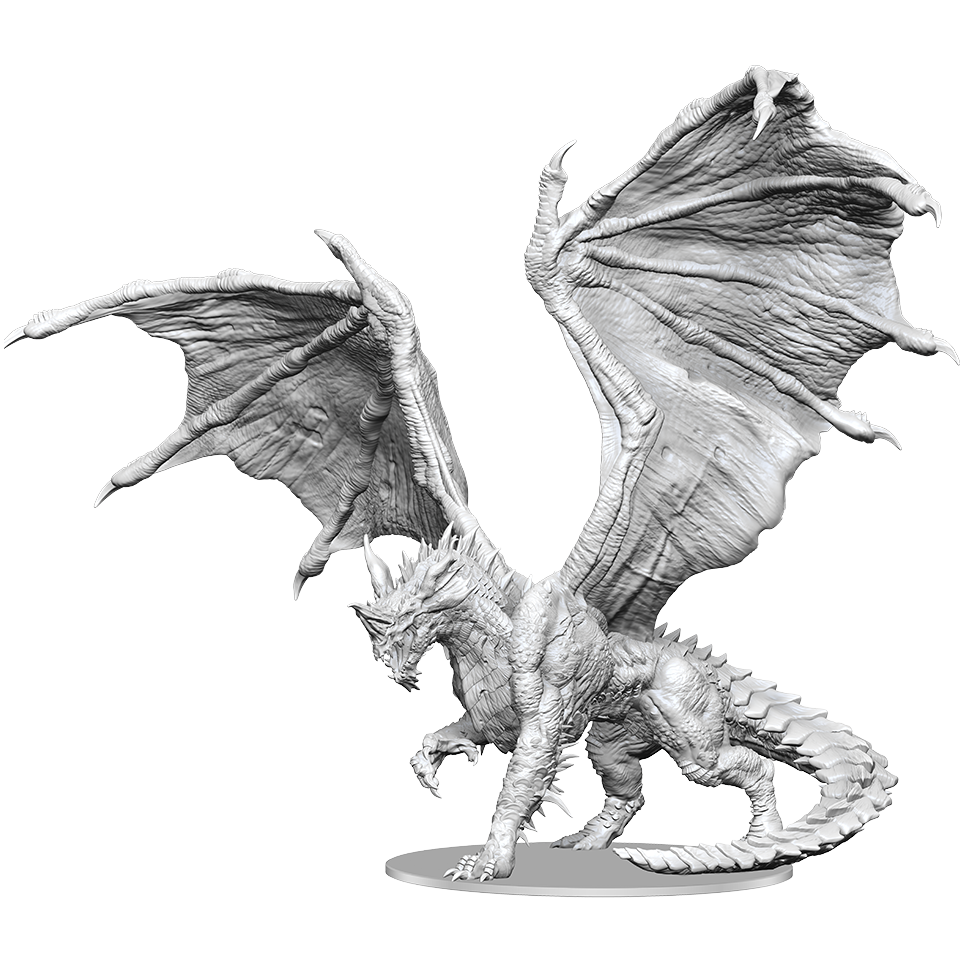 D&amp;D - Minis - Nolzurs Marvelous Miniatures - Dragon Bleu Adulte