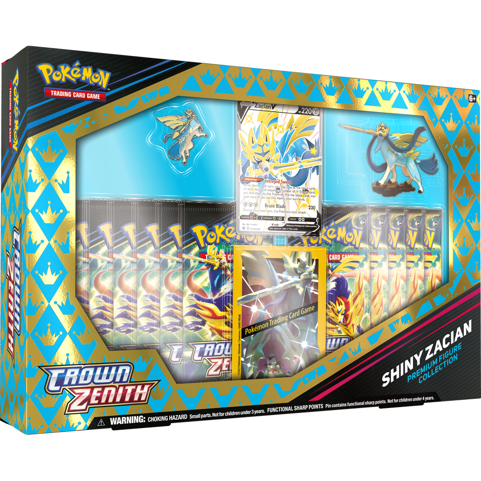 Pokémon - Collection de figurines premium Crown Zenith Shiny Zacian