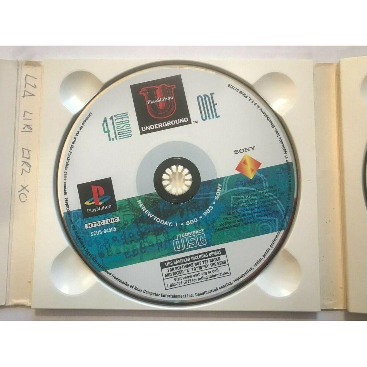 PS1 - PlayStation Underground Volume 4.1 (Disque 1 uniquement)