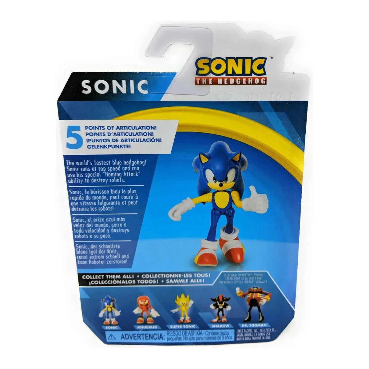 Sonic le hérisson Sonic Mini figurine d'action par Jakks