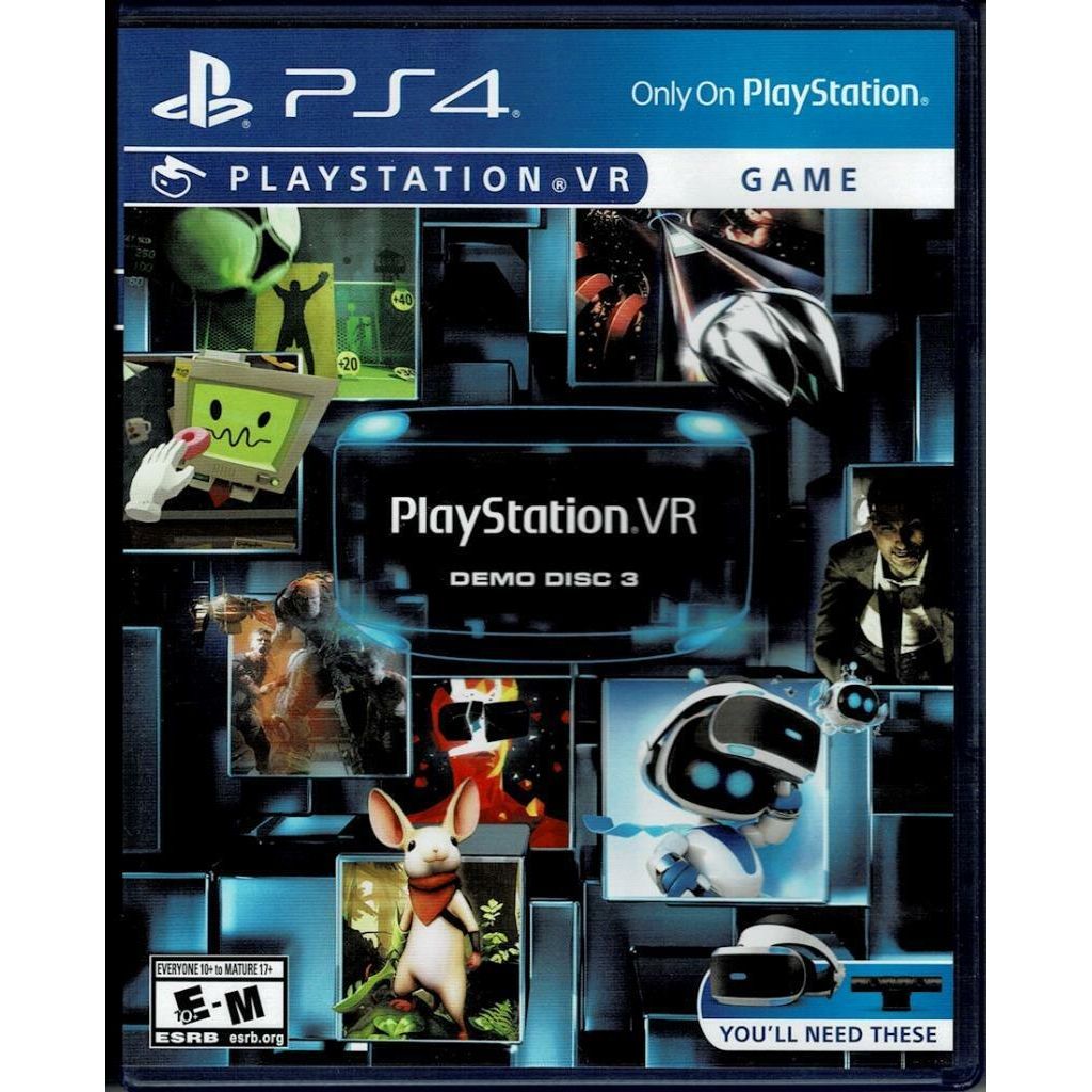 PS4 - Disque de démonstration PlayStation VR 3