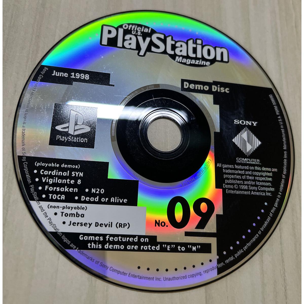 PS1 - Official PlayStation Magazine Demo Disc 09