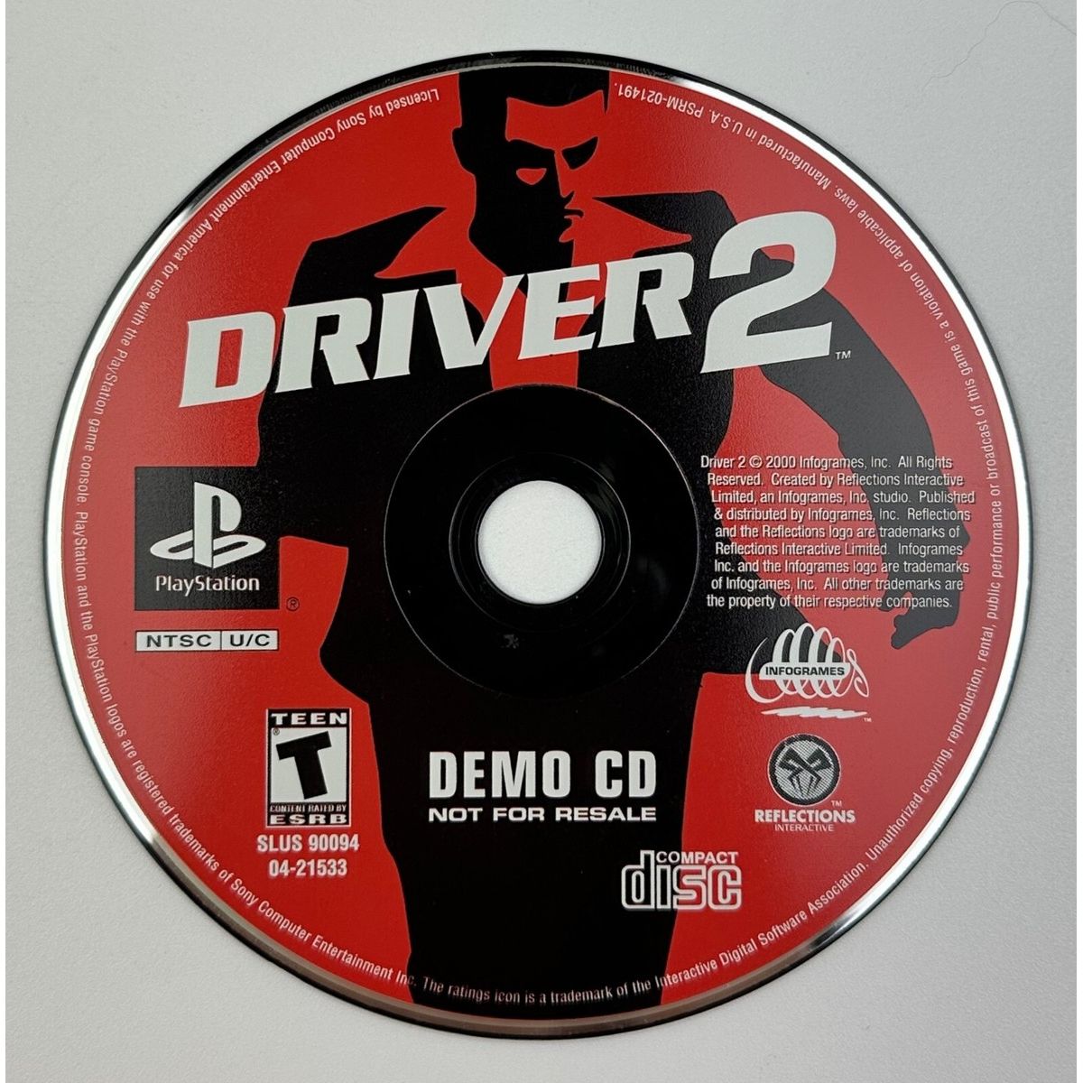 PS1 - Driver 2 Demo CD