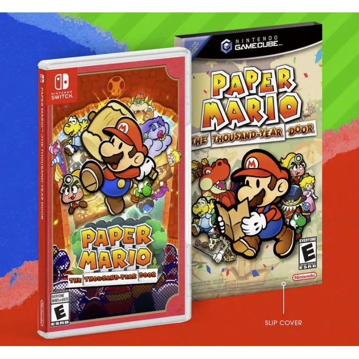 Switch - Paper Mario The Thousand Year Door with Pre-Order Slipcover