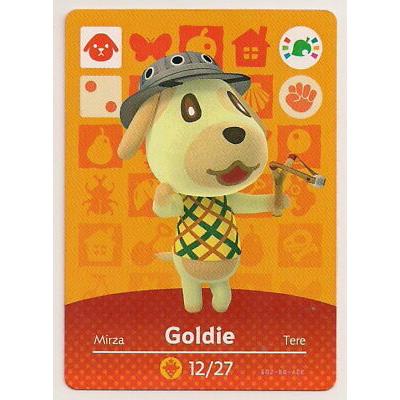 Amiibo - Carte Goldie Animal Crossing (Festival Amiibo)