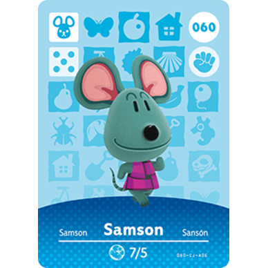 Amiibo - Animal Crossing Samson Card (#060)