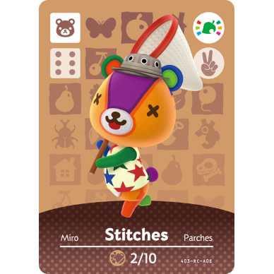 Amiibo - Animal Crossing Stitches Card (Amiibo Festival)