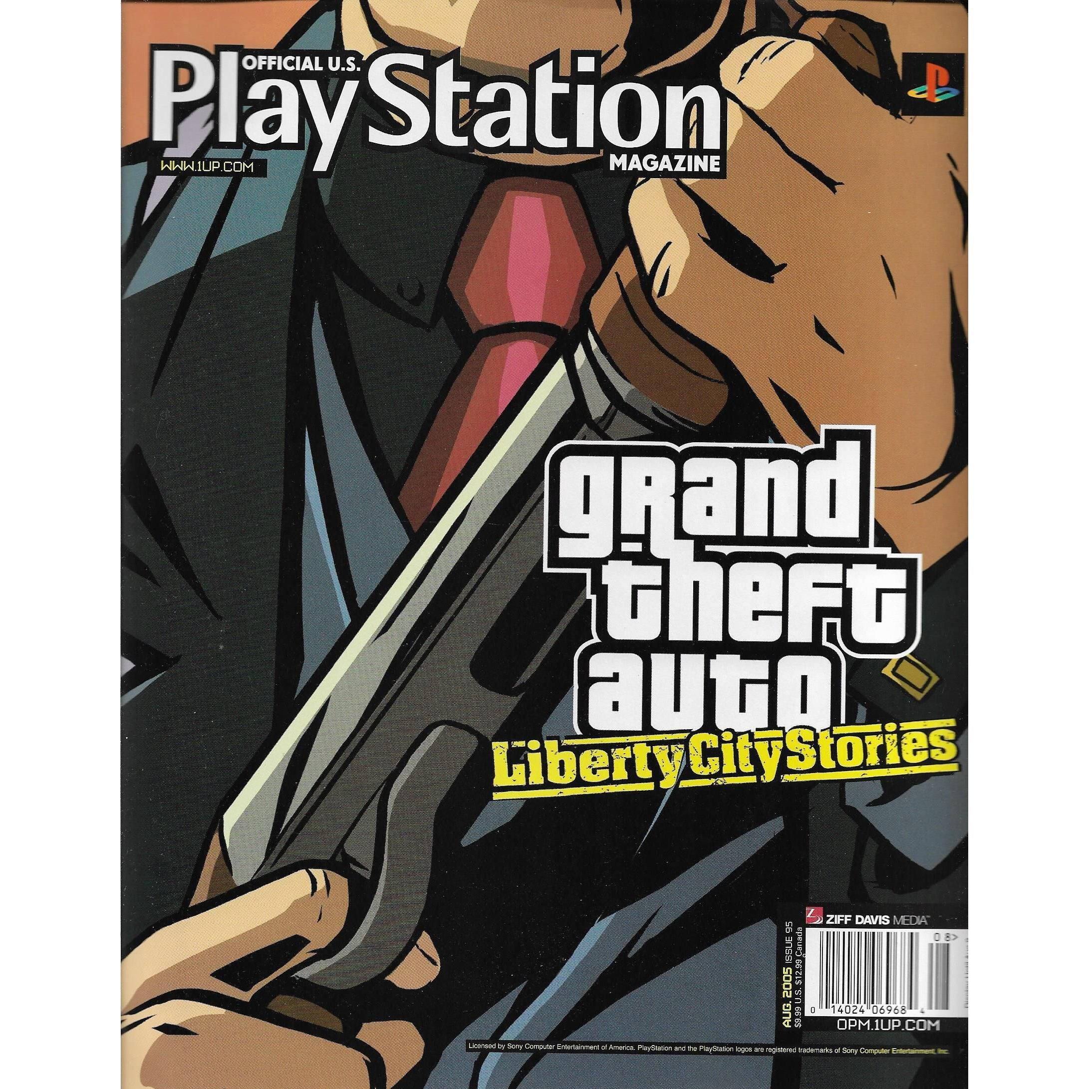 Official PlayStation Magazine - Grand Theft Auto Liberty City Stories - August 2005 Issue 95