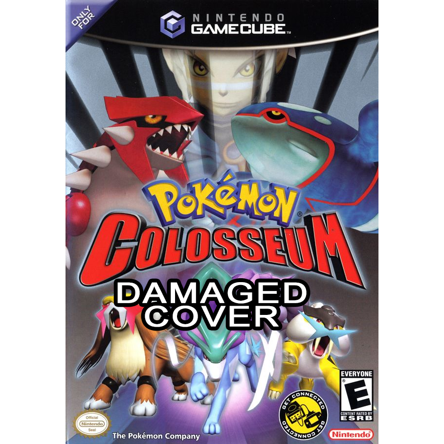 GameCube - Pokemon Colosseum (Damaged Cover)