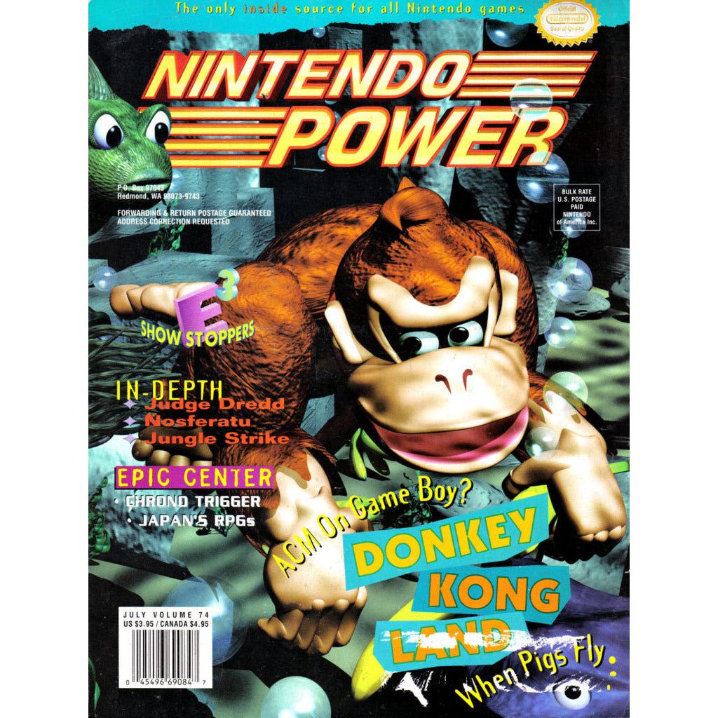 Nintendo Power Magazine (#074) - Complete and/or Good Condition