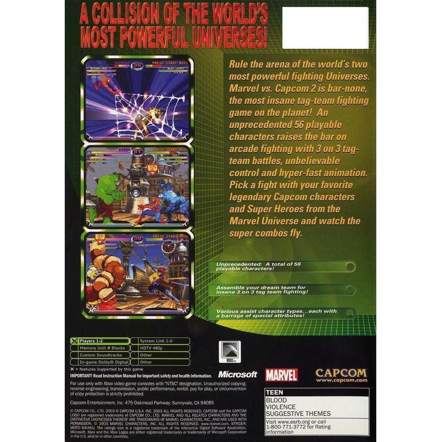 XBOX - Marvel Vs Capcom 2 (Pas de manuel)
