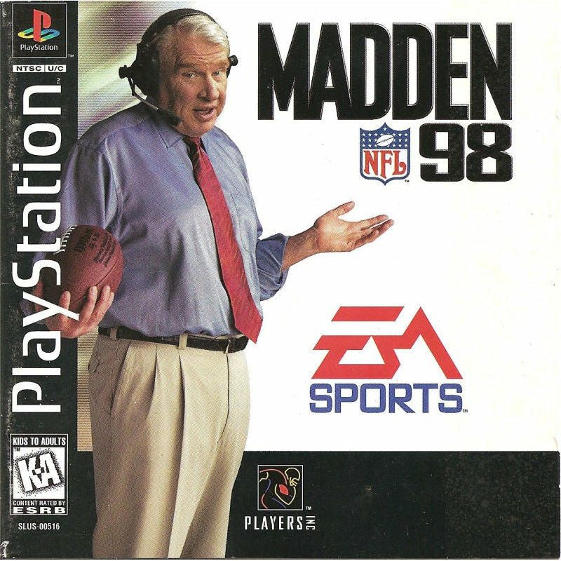 PS1 - Madden NFL 98