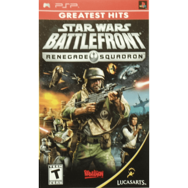 PSP - Star Wars Battlefront Renegade Squadron (In Case)