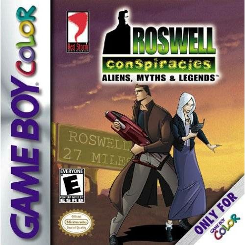 GBC - Roswell Conspiracies Aliens, Myths & Legends (Cartridge Only)