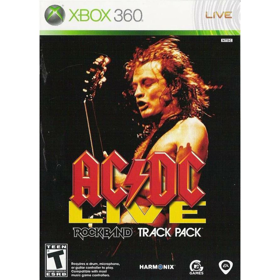 XBOX 360 - ACDC Rock Band Track Pack
