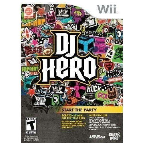 Wii - DJ Hero (jeu uniquement)