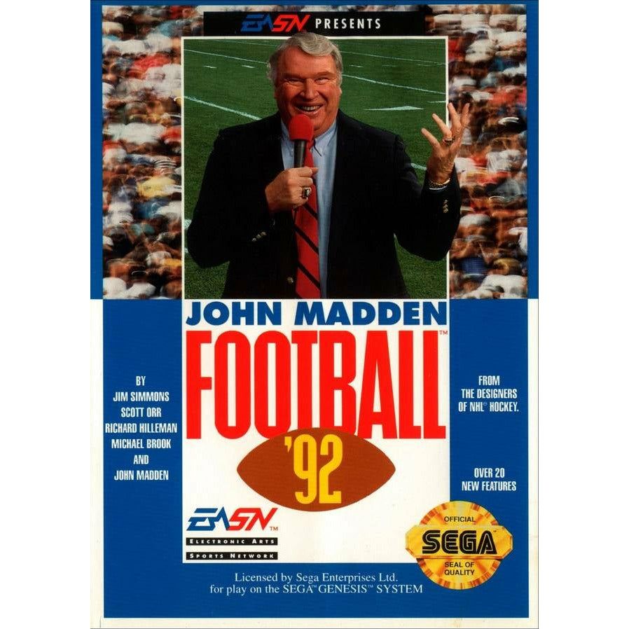 Genesis - John Madden Football 92 (au cas où)