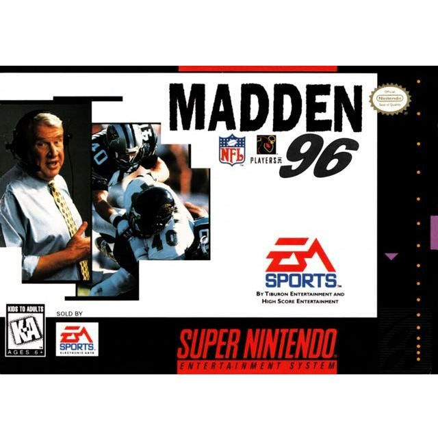 SNES - Madden NFL 96 (Complete in Box)