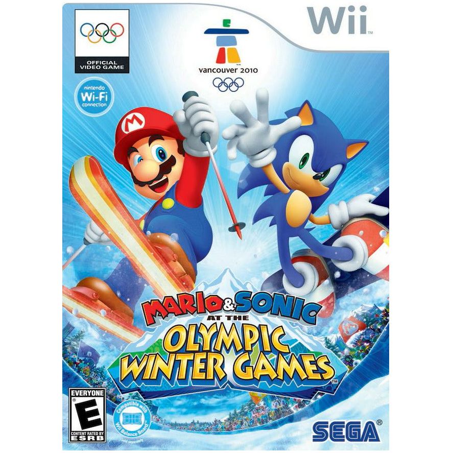 Wii - Mario &amp; Sonic aux Jeux Olympiques d'hiver