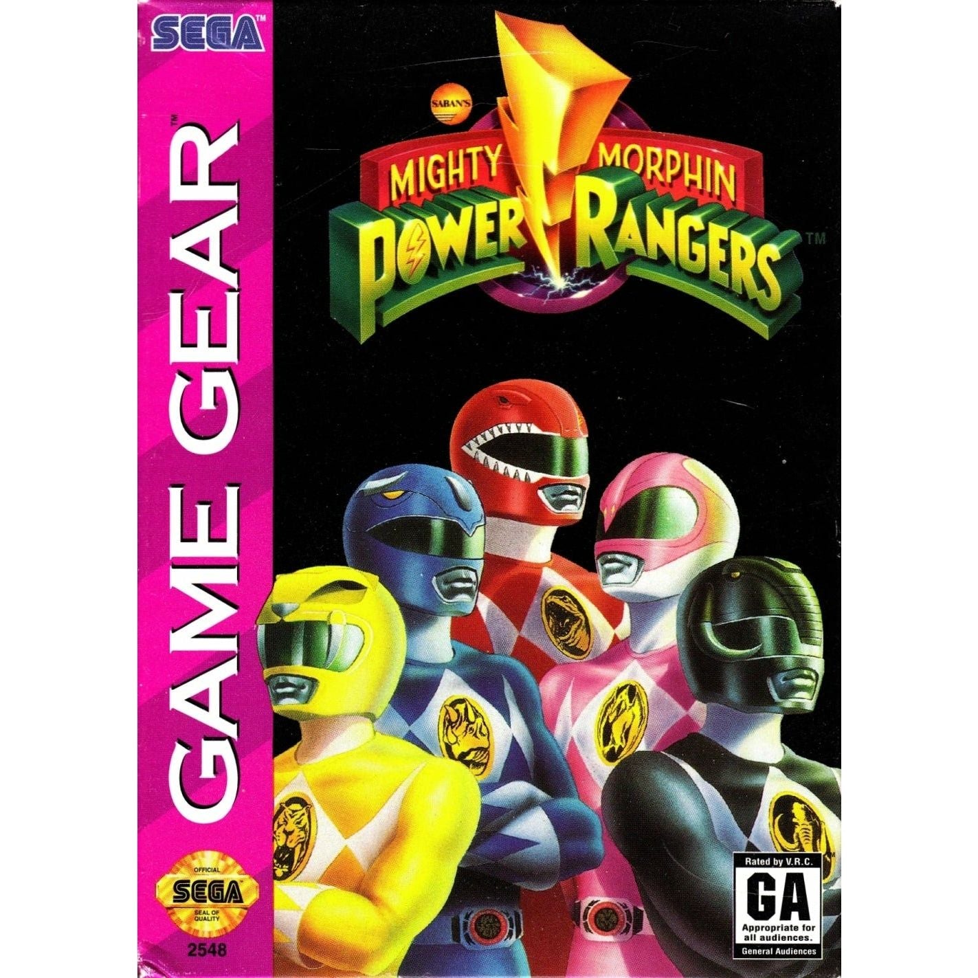 GameGear - Mighty Morphin Power Rangers (cartouche uniquement)
