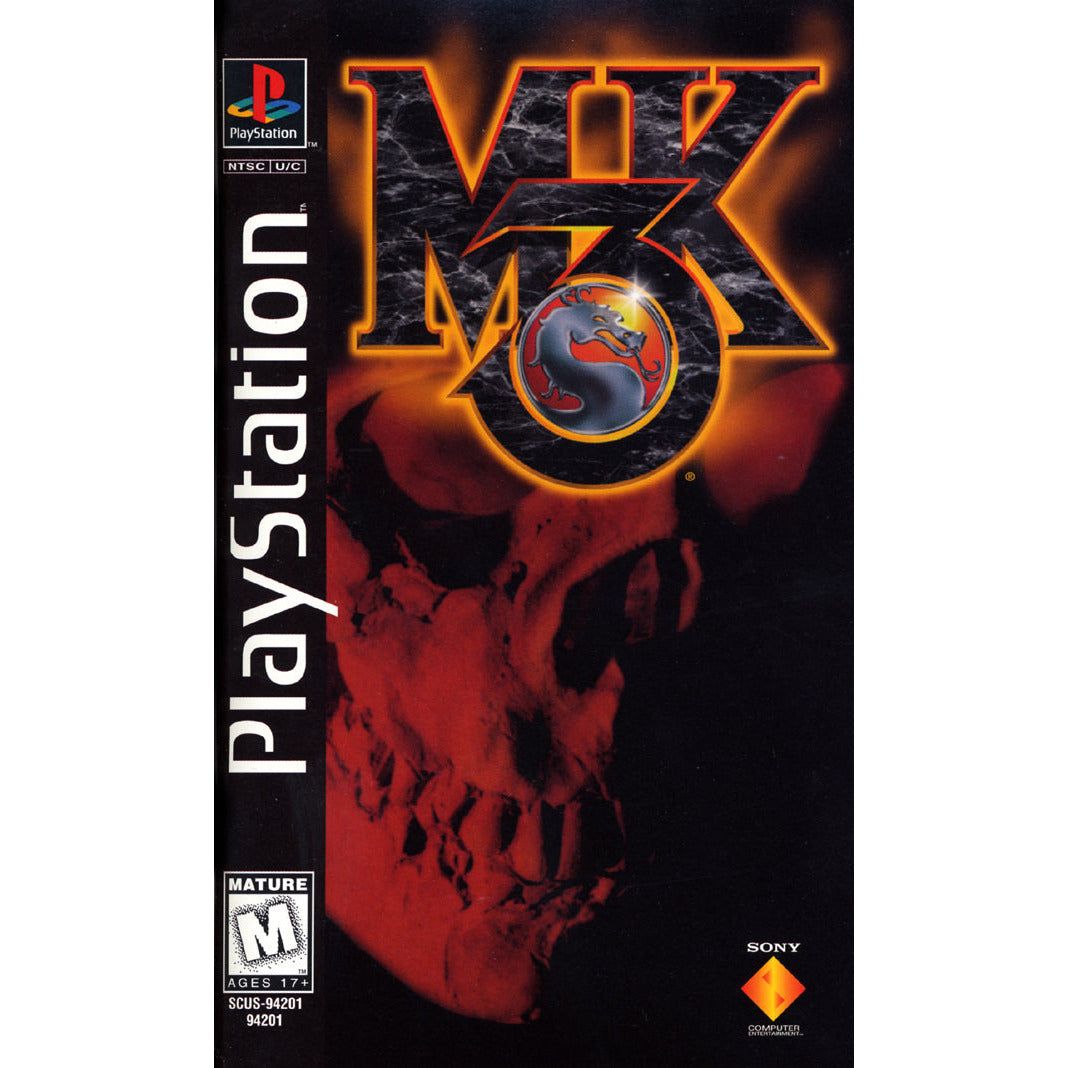 PS1 - Mortal Kombat 3 (Long Box / Printed Cover)