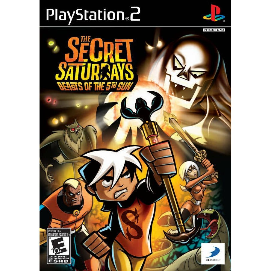 PS2 - The Secret Saturdays - Beasts of the 5th Sun