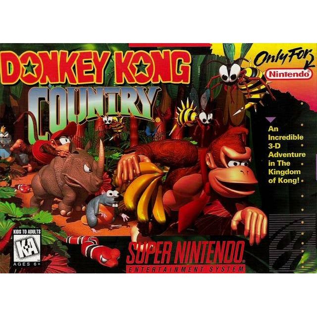 SNES - Donkey Kong Country (Complet en boîte)