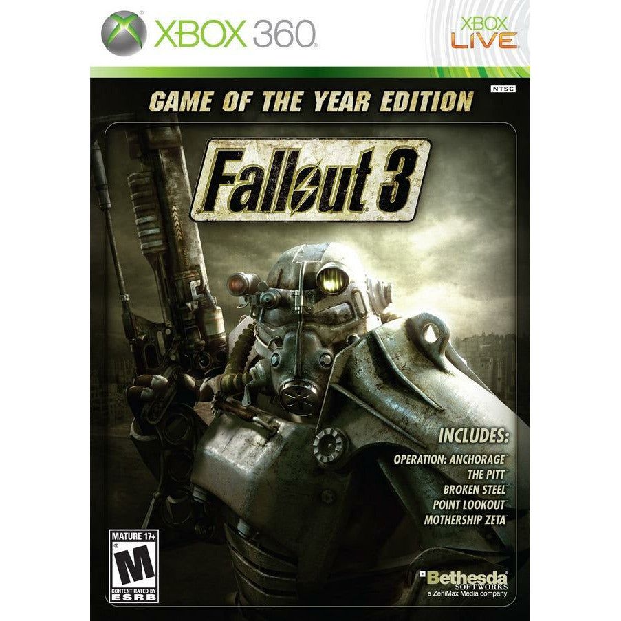 XBOX 360 - Fallout 3 Game of the Year Edition