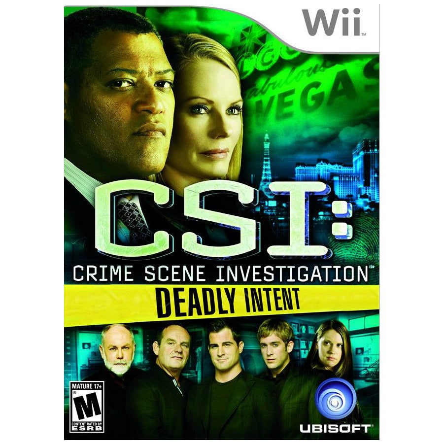 Wii - Intention mortelle CSI