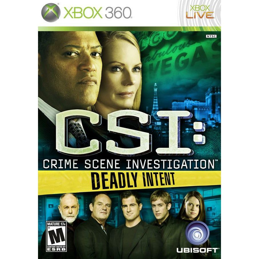 XBOX 360 - CSI Crime Scene Investigation Deadly Intent