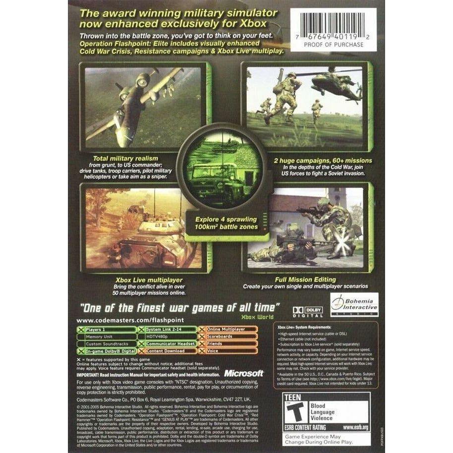 XBOX - Opération Flashpoint Elite