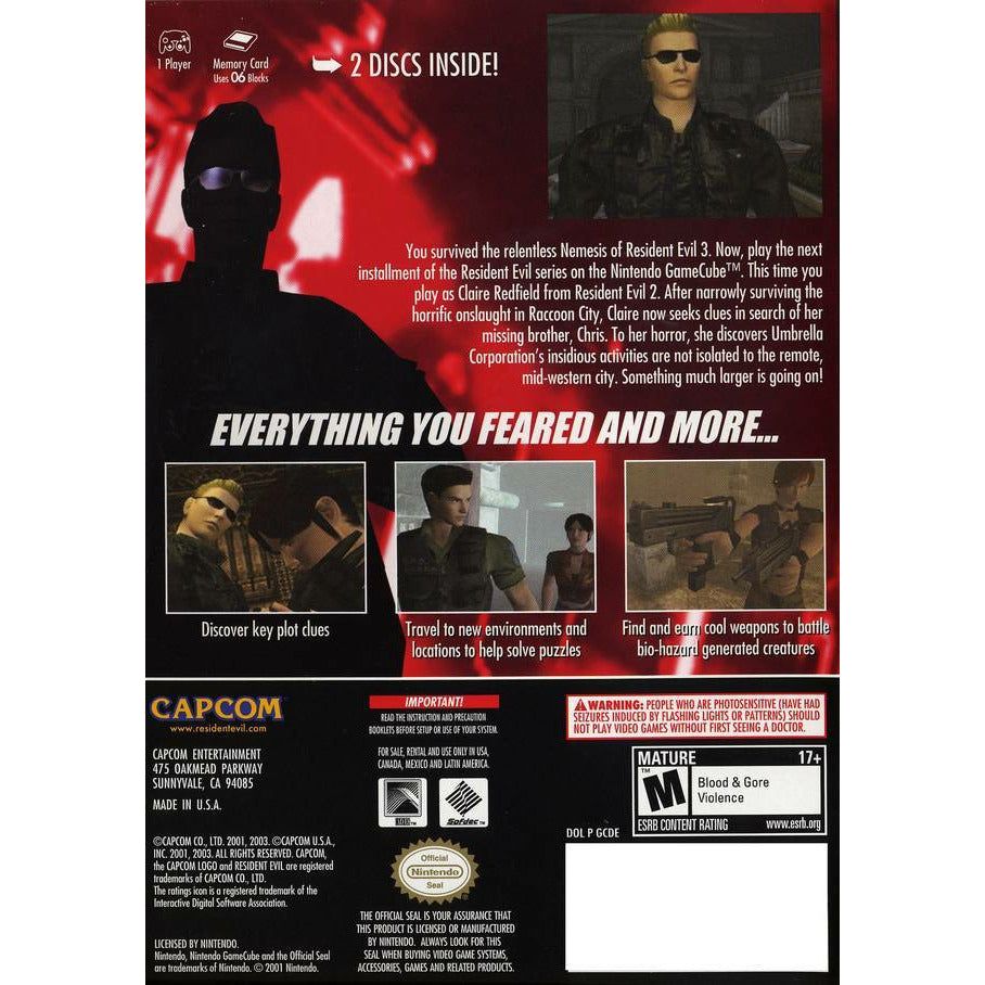 GameCube - Resident Evil Code Veronica X