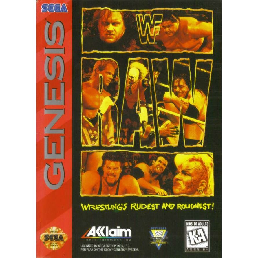 Genesis - WWF Raw (cartouche uniquement)