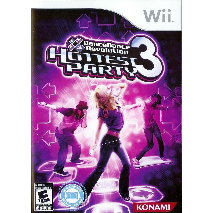 Wii - Dance Dance Revolution Hottest Party 3 (jeu uniquement)